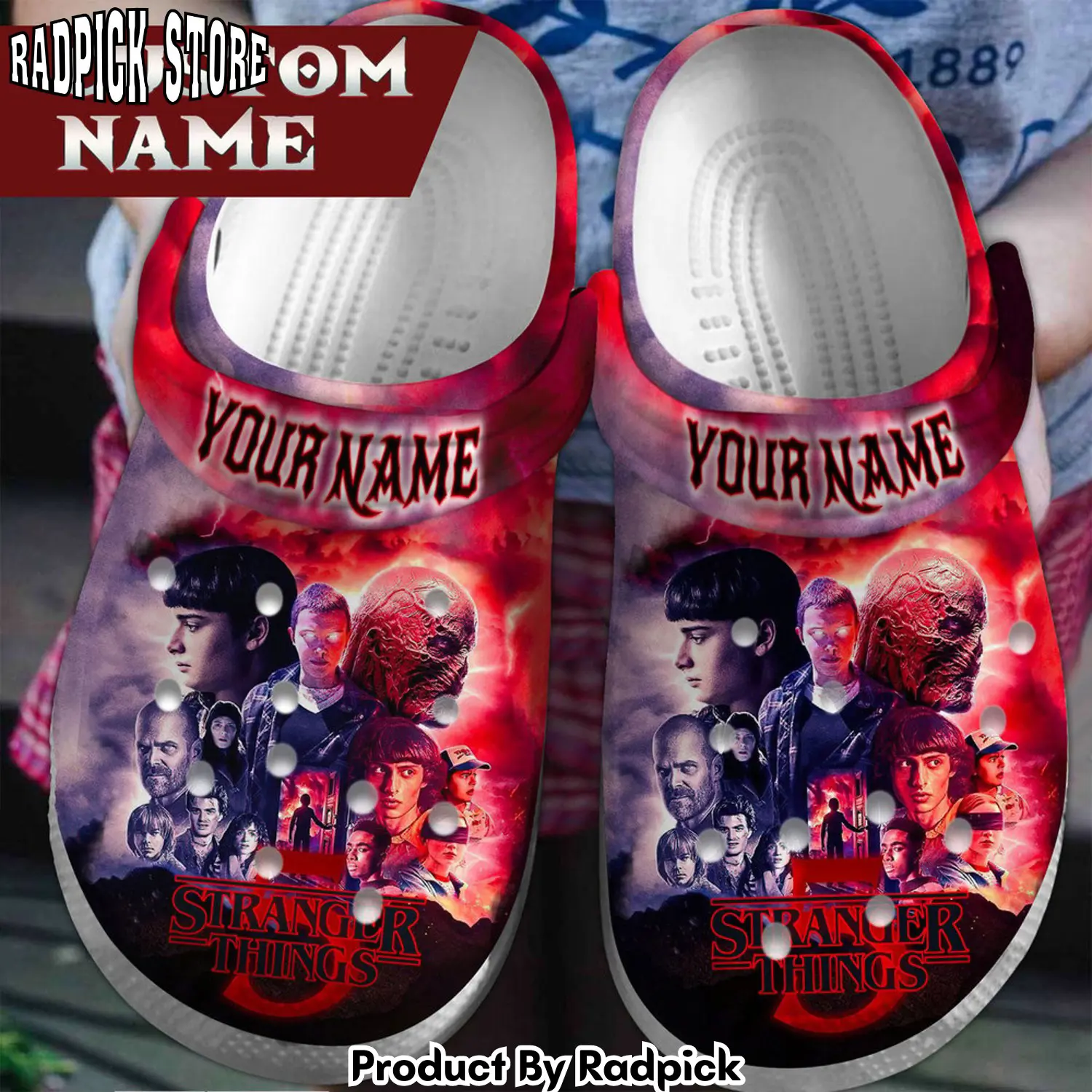 Radpick stranger things tv series clogs shoes for men women rp6521102